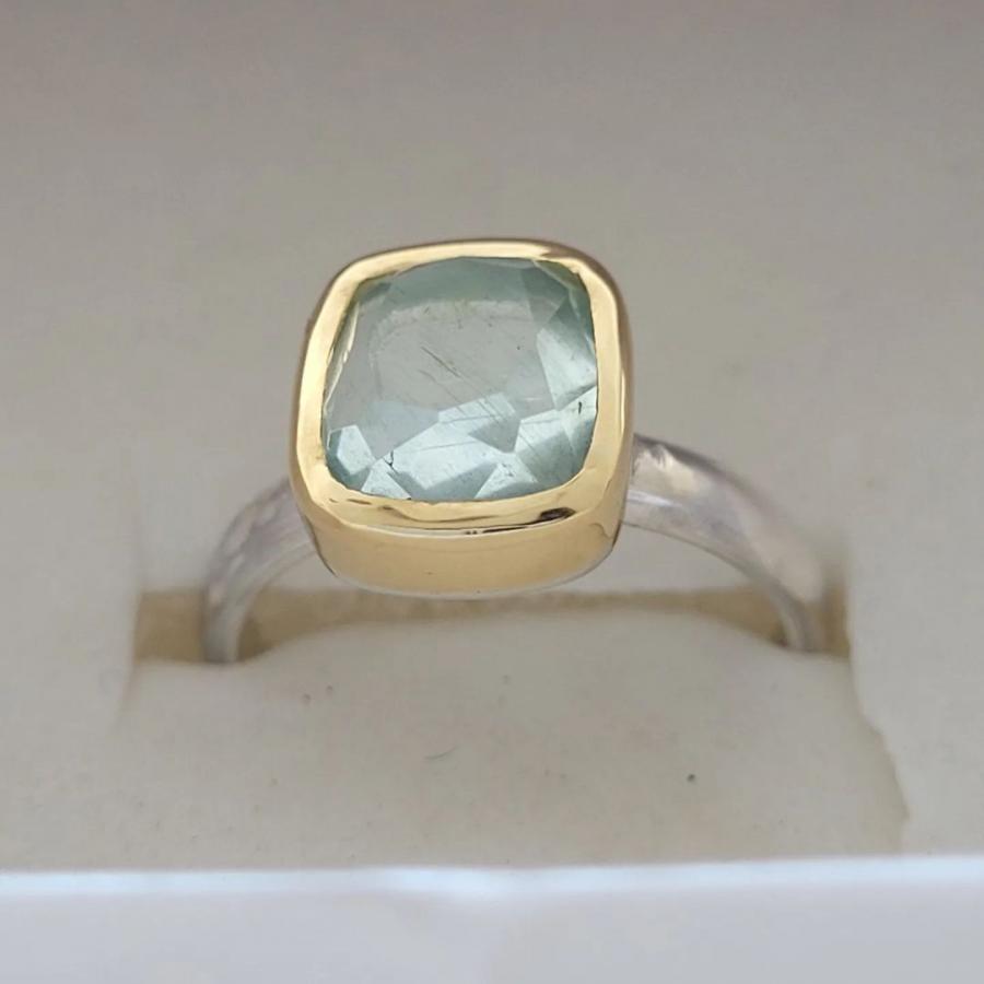 Anillo Aguamarina